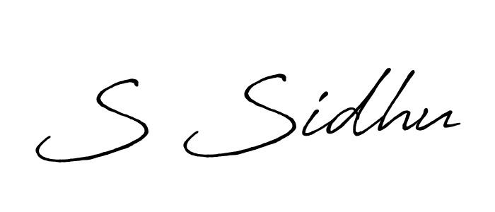 Make a beautiful signature design for name S Sidhu. Use this online signature maker to create a handwritten signature for free. S Sidhu signature style 7 images and pictures png