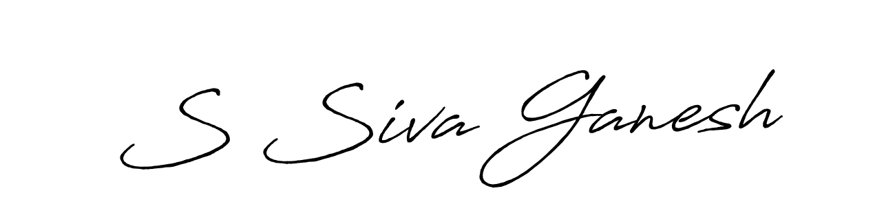 Also You can easily find your signature by using the search form. We will create S Siva Ganesh name handwritten signature images for you free of cost using Antro_Vectra_Bolder sign style. S Siva Ganesh signature style 7 images and pictures png