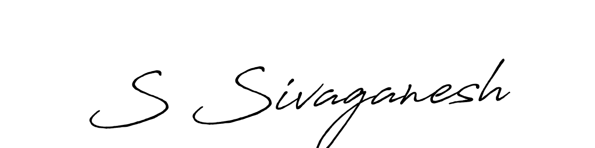 Use a signature maker to create a handwritten signature online. With this signature software, you can design (Antro_Vectra_Bolder) your own signature for name S Sivaganesh. S Sivaganesh signature style 7 images and pictures png