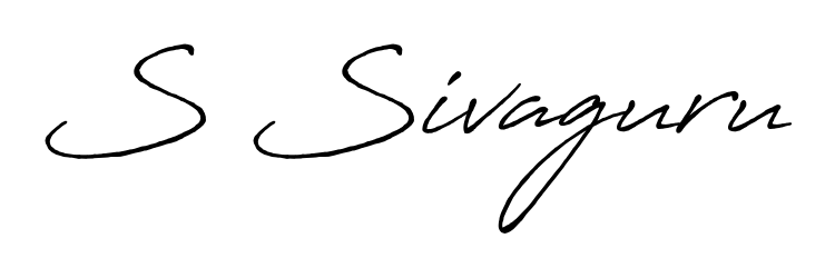 The Antro_Vectra_Bolder font gives name S Sivaguru a signature that looks effortless yet distinguished. Download high-res PNG instantly. S Sivaguru signature style 7 images and pictures png
