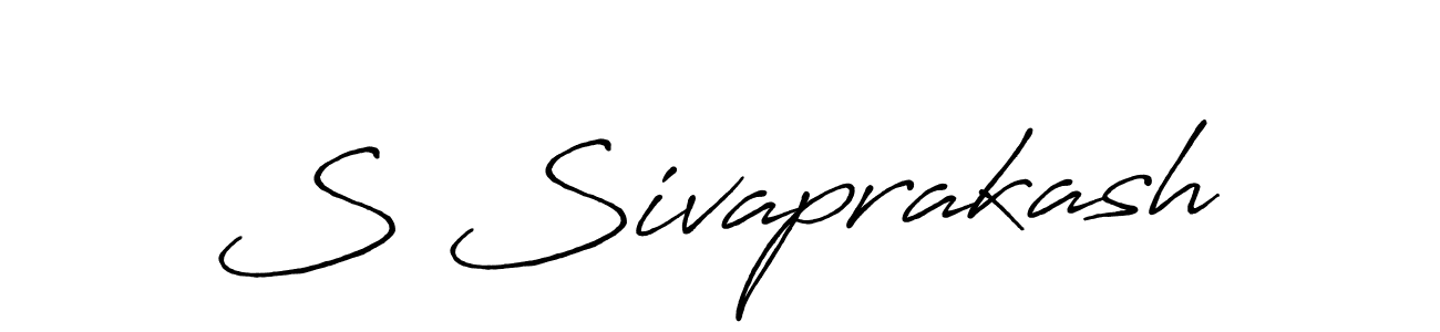 Design your own signature with our free online signature maker. With this signature software, you can create a handwritten (Antro_Vectra_Bolder) signature for name S Sivaprakash. S Sivaprakash signature style 7 images and pictures png