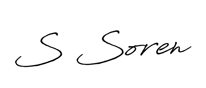 See photos of S Soren official signature by Spectra . Check more albums & portfolios. Read reviews & check more about Antro_Vectra_Bolder font. S Soren signature style 7 images and pictures png