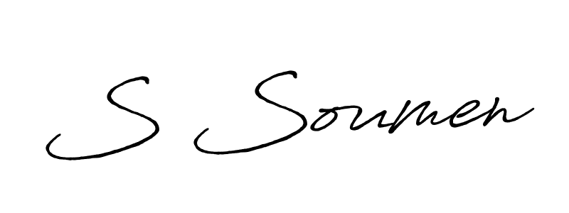 Best and Professional Signature Style for S Soumen. Antro_Vectra_Bolder Best Signature Style Collection. S Soumen signature style 7 images and pictures png