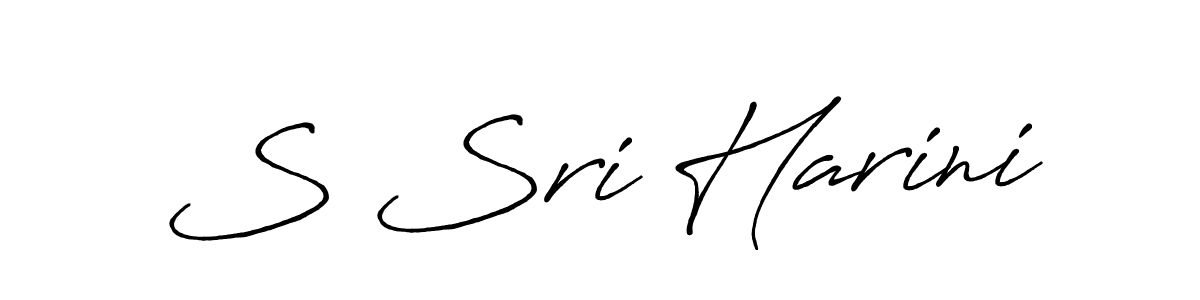 This is the best signature style for the S Sri Harini name. Also you like these signature font (Antro_Vectra_Bolder). Mix name signature. S Sri Harini signature style 7 images and pictures png