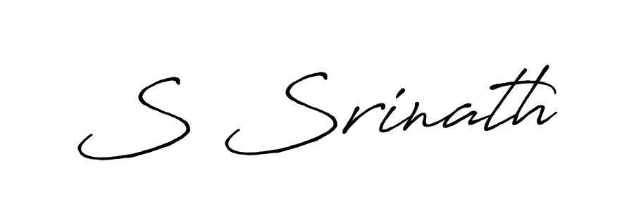 Antro_Vectra_Bolder is a professional signature style that is perfect for those who want to add a touch of class to their signature. It is also a great choice for those who want to make their signature more unique. Get S Srinath name to fancy signature for free. S Srinath signature style 7 images and pictures png