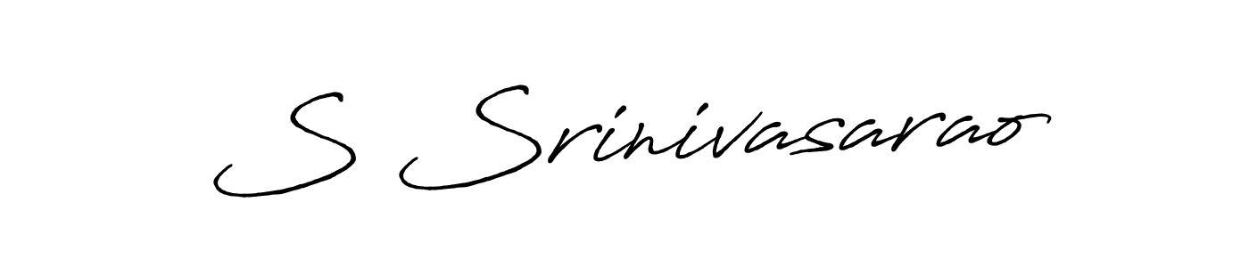 Make a short S Srinivasarao signature style. Manage your documents anywhere anytime using Antro_Vectra_Bolder. Create and add eSignatures, submit forms, share and send files easily. S Srinivasarao signature style 7 images and pictures png