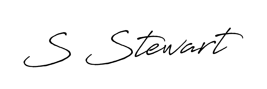 Use a signature maker to create a handwritten signature online. With this signature software, you can design (Antro_Vectra_Bolder) your own signature for name S Stewart. S Stewart signature style 7 images and pictures png