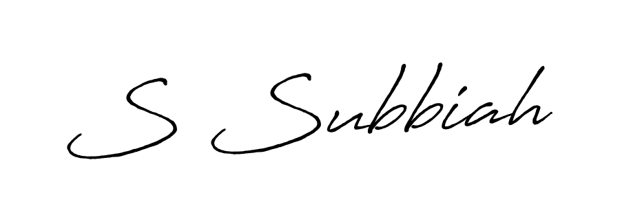 Best and Professional Signature Style for S Subbiah. Antro_Vectra_Bolder Best Signature Style Collection. S Subbiah signature style 7 images and pictures png
