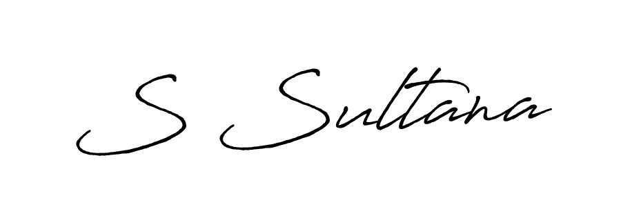 Make a beautiful signature design for name S Sultana. Use this online signature maker to create a handwritten signature for free. S Sultana signature style 7 images and pictures png