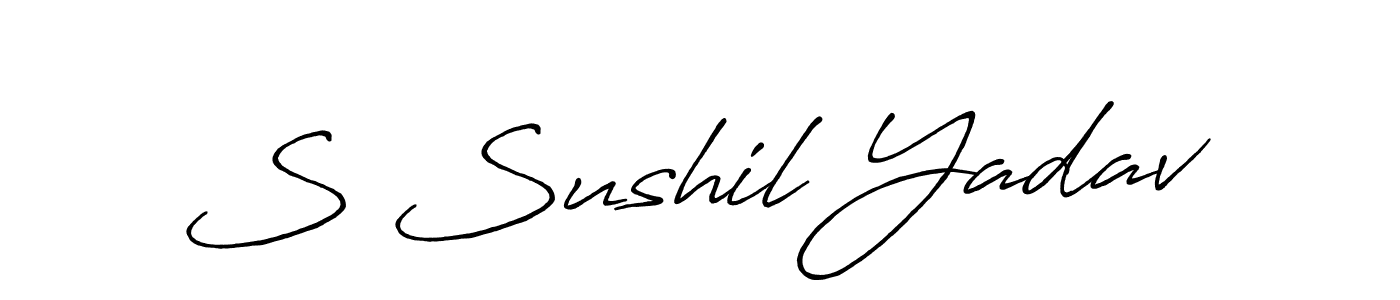 It looks lik you need a new signature style for name S Sushil Yadav. Design unique handwritten (Antro_Vectra_Bolder) signature with our free signature maker in just a few clicks. S Sushil Yadav signature style 7 images and pictures png