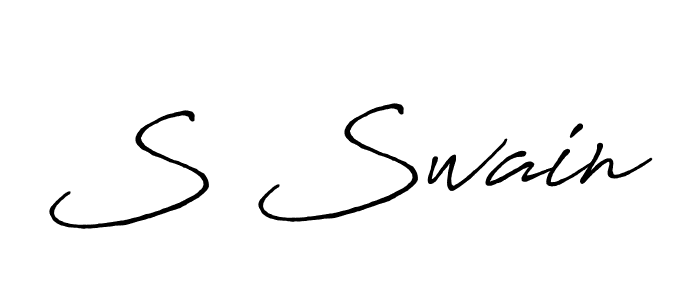 It looks lik you need a new signature style for name S Swain. Design unique handwritten (Antro_Vectra_Bolder) signature with our free signature maker in just a few clicks. S Swain signature style 7 images and pictures png