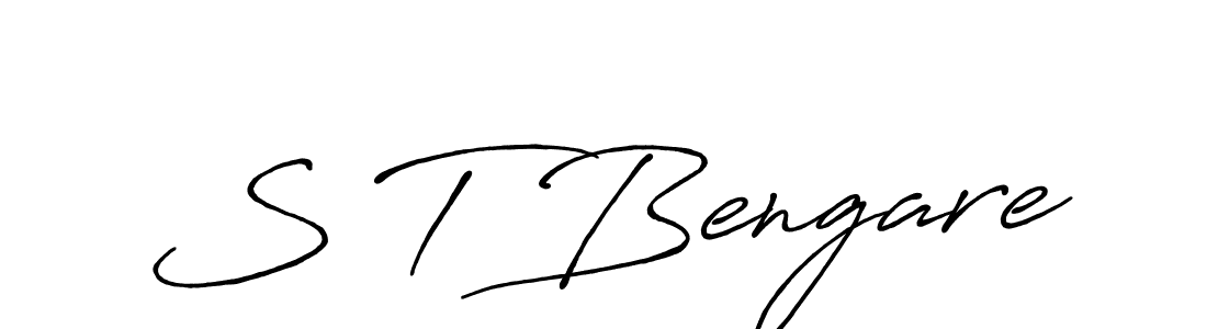 Here are the top 10 professional signature styles for the name S T Bengare. These are the best autograph styles you can use for your name. S T Bengare signature style 7 images and pictures png