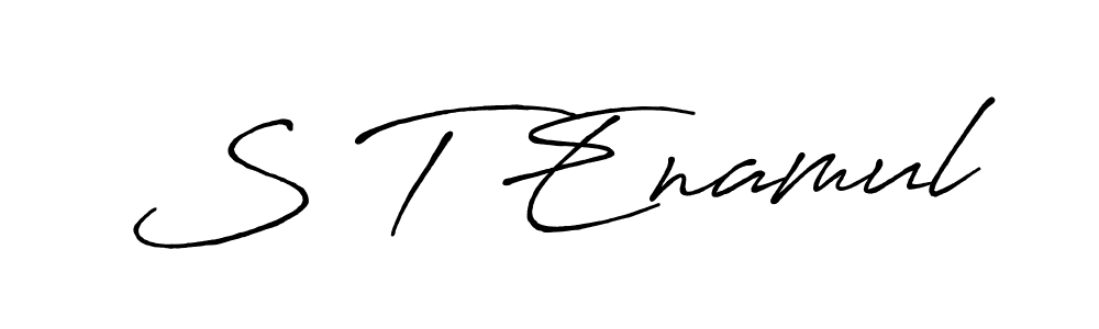 Check out images of Autograph of S T Enamul name. Actor S T Enamul Signature Style. Antro_Vectra_Bolder is a professional sign style online. S T Enamul signature style 7 images and pictures png