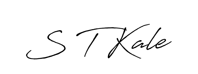 Also You can easily find your signature by using the search form. We will create S T Kale name handwritten signature images for you free of cost using Antro_Vectra_Bolder sign style. S T Kale signature style 7 images and pictures png