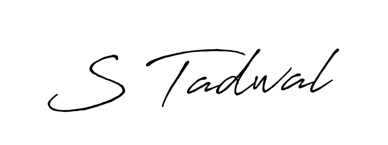 Antro_Vectra_Bolder is a professional signature style that is perfect for those who want to add a touch of class to their signature. It is also a great choice for those who want to make their signature more unique. Get S Tadwal name to fancy signature for free. S Tadwal signature style 7 images and pictures png