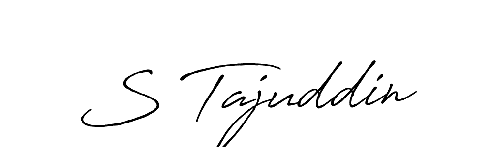Once you've used our free online signature maker to create your best signature Antro_Vectra_Bolder style, it's time to enjoy all of the benefits that S Tajuddin name signing documents. S Tajuddin signature style 7 images and pictures png