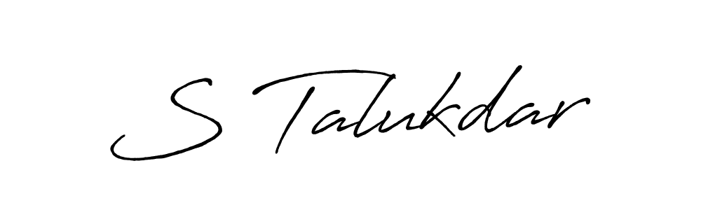 Similarly Antro_Vectra_Bolder is the best handwritten signature design. Signature creator online .You can use it as an online autograph creator for name S Talukdar. S Talukdar signature style 7 images and pictures png