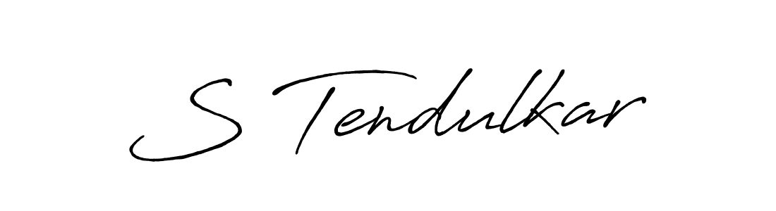 How to Draw S Tendulkar signature style? Antro_Vectra_Bolder is a latest design signature styles for name S Tendulkar. S Tendulkar signature style 7 images and pictures png