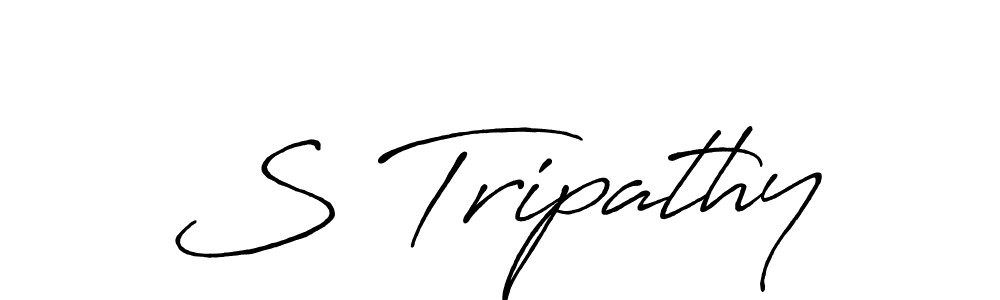 Make a beautiful signature design for name S Tripathy. Use this online signature maker to create a handwritten signature for free. S Tripathy signature style 7 images and pictures png