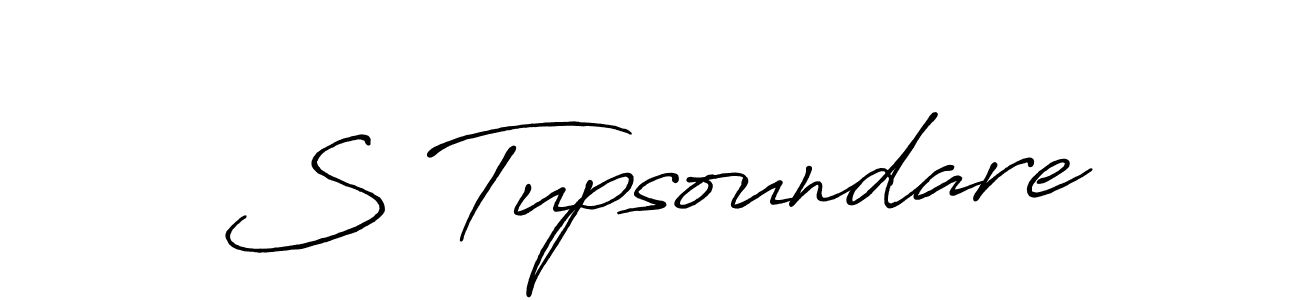 Also You can easily find your signature by using the search form. We will create S Tupsoundare name handwritten signature images for you free of cost using Antro_Vectra_Bolder sign style. S Tupsoundare signature style 7 images and pictures png