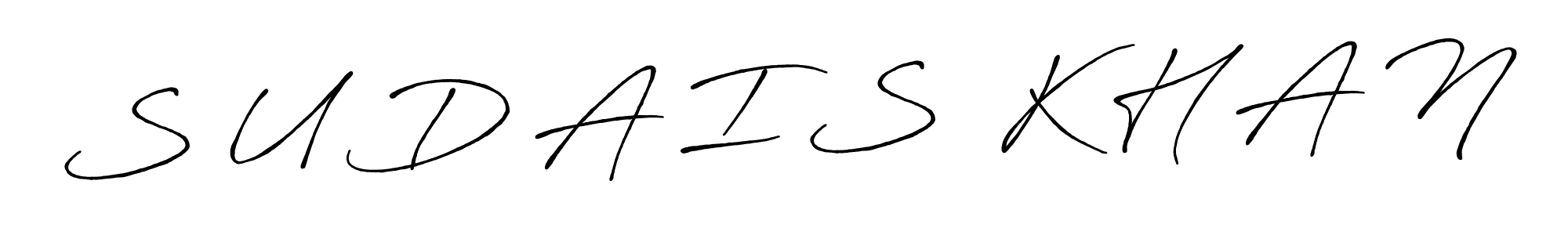 It looks lik you need a new signature style for name S U D A I S  K H A N. Design unique handwritten (Antro_Vectra_Bolder) signature with our free signature maker in just a few clicks. S U D A I S  K H A N signature style 7 images and pictures png