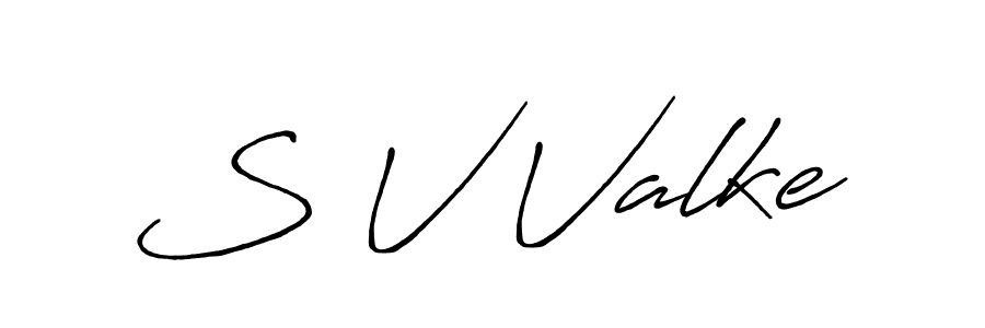 Make a beautiful signature design for name S V Valke. Use this online signature maker to create a handwritten signature for free. S V Valke signature style 7 images and pictures png