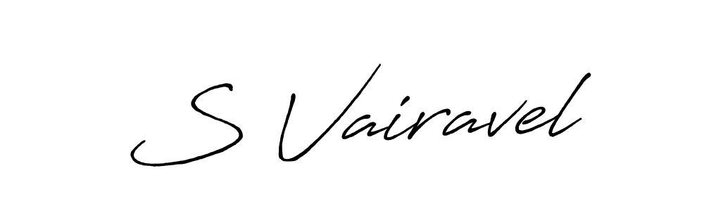 Also You can easily find your signature by using the search form. We will create S Vairavel name handwritten signature images for you free of cost using Antro_Vectra_Bolder sign style. S Vairavel signature style 7 images and pictures png