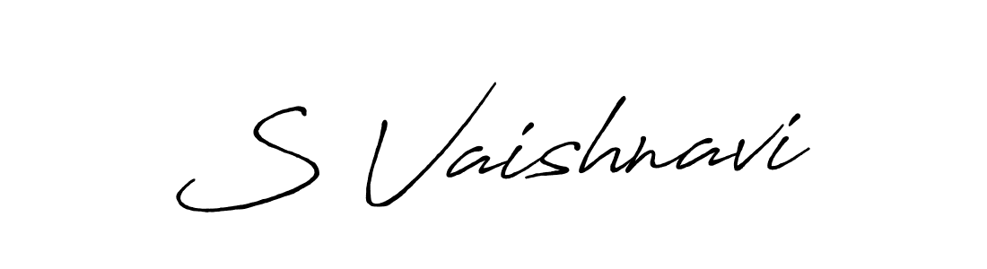 Similarly Antro_Vectra_Bolder is the best handwritten signature design. Signature creator online .You can use it as an online autograph creator for name S Vaishnavi. S Vaishnavi signature style 7 images and pictures png