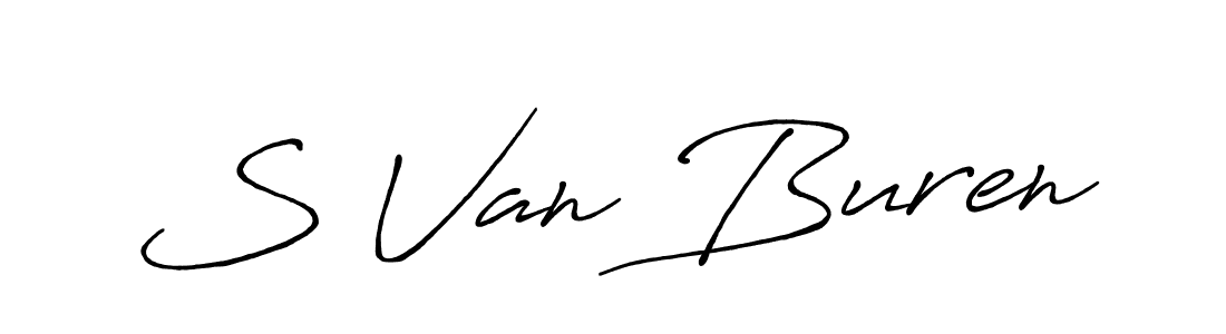 Also we have S Van Buren name is the best signature style. Create professional handwritten signature collection using Antro_Vectra_Bolder autograph style. S Van Buren signature style 7 images and pictures png