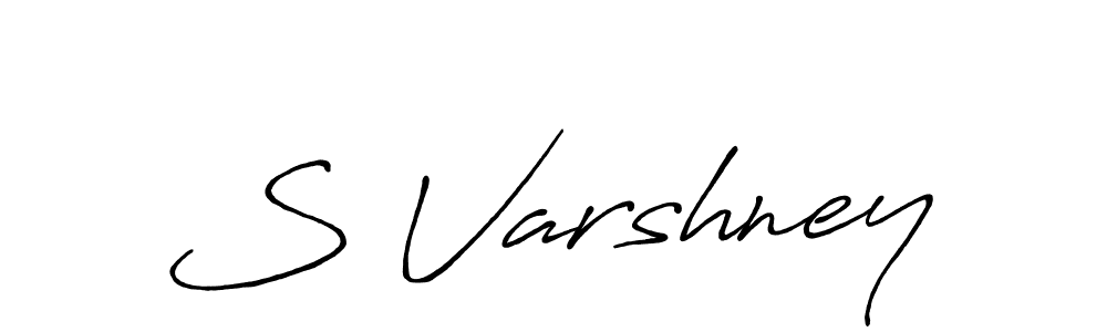 Also we have S Varshney name is the best signature style. Create professional handwritten signature collection using Antro_Vectra_Bolder autograph style. S Varshney signature style 7 images and pictures png