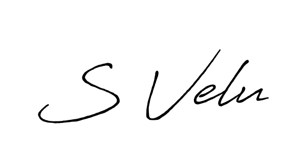 Make a short S Velu signature style. Manage your documents anywhere anytime using Antro_Vectra_Bolder. Create and add eSignatures, submit forms, share and send files easily. S Velu signature style 7 images and pictures png