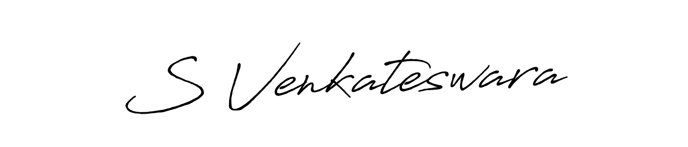 The best way (Antro_Vectra_Bolder) to make a short signature is to pick only two or three words in your name. The name S Venkateswara include a total of six letters. For converting this name. S Venkateswara signature style 7 images and pictures png