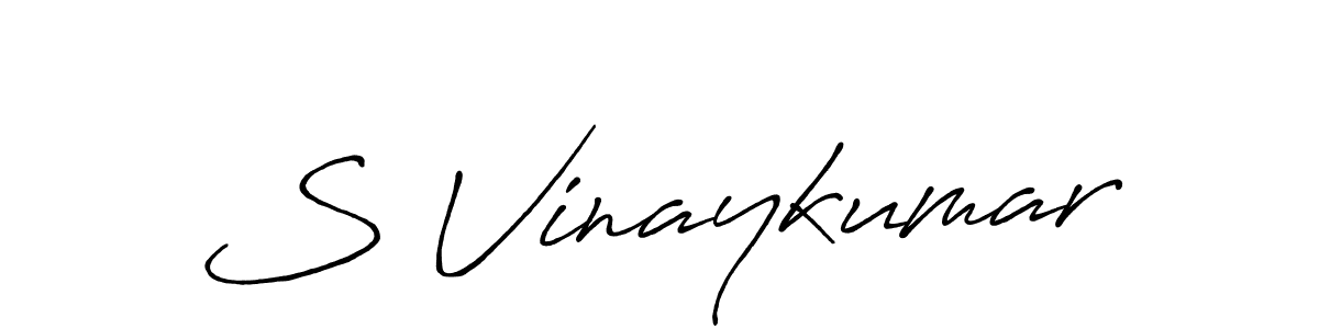 It looks lik you need a new signature style for name S Vinaykumar. Design unique handwritten (Antro_Vectra_Bolder) signature with our free signature maker in just a few clicks. S Vinaykumar signature style 7 images and pictures png