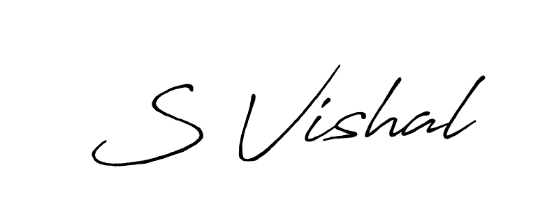 Make a short S Vishal signature style. Manage your documents anywhere anytime using Antro_Vectra_Bolder. Create and add eSignatures, submit forms, share and send files easily. S Vishal signature style 7 images and pictures png