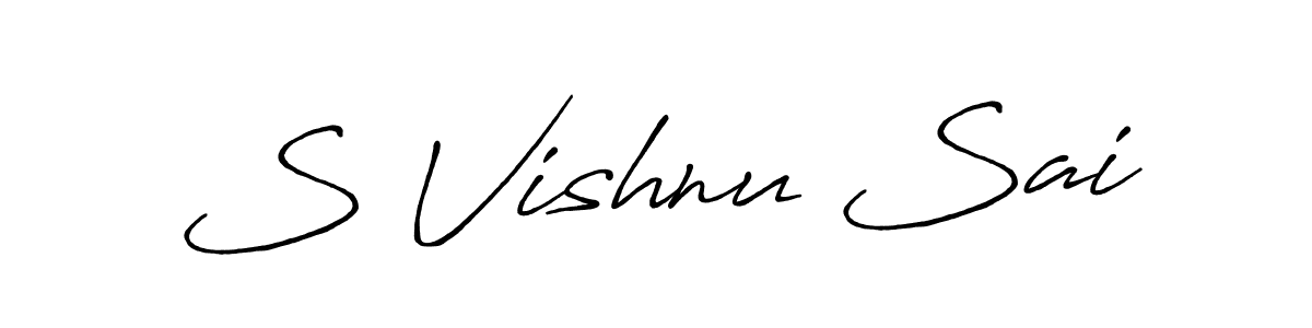 Once you've used our free online signature maker to create your best signature Antro_Vectra_Bolder style, it's time to enjoy all of the benefits that S Vishnu Sai name signing documents. S Vishnu Sai signature style 7 images and pictures png
