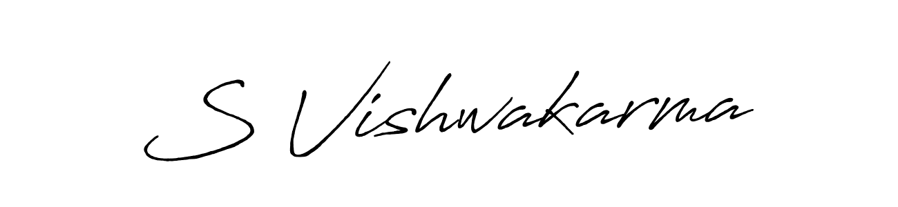 Make a beautiful signature design for name S Vishwakarma. Use this online signature maker to create a handwritten signature for free. S Vishwakarma signature style 7 images and pictures png