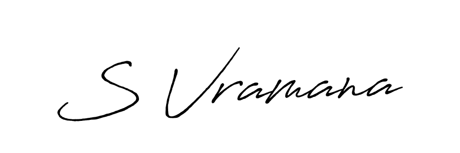 Best and Professional Signature Style for S Vramana. Antro_Vectra_Bolder Best Signature Style Collection. S Vramana signature style 7 images and pictures png