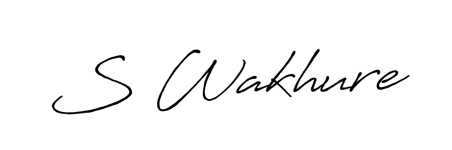 This is the best signature style for the S Wakhure name. Also you like these signature font (Antro_Vectra_Bolder). Mix name signature. S Wakhure signature style 7 images and pictures png