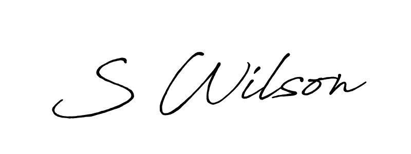 Similarly Antro_Vectra_Bolder is the best handwritten signature design. Signature creator online .You can use it as an online autograph creator for name S Wilson. S Wilson signature style 7 images and pictures png