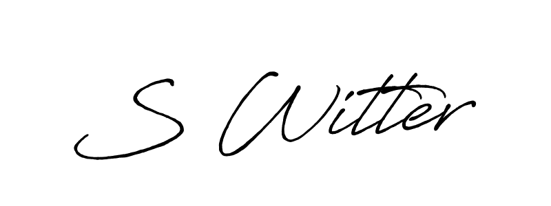 Also we have S Witter name is the best signature style. Create professional handwritten signature collection using Antro_Vectra_Bolder autograph style. S Witter signature style 7 images and pictures png