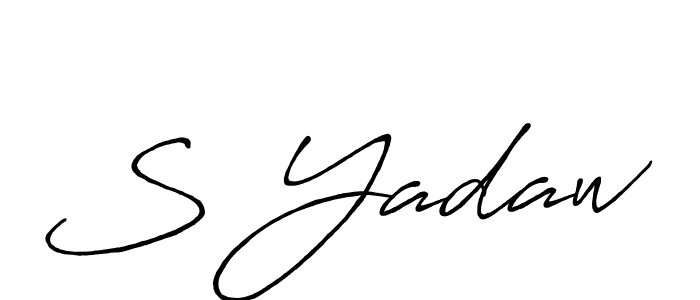 It looks lik you need a new signature style for name S Yadaw. Design unique handwritten (Antro_Vectra_Bolder) signature with our free signature maker in just a few clicks. S Yadaw signature style 7 images and pictures png