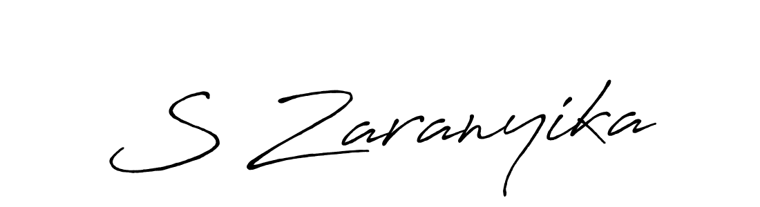 S Zaranyika stylish signature style. Best Handwritten Sign (Antro_Vectra_Bolder) for my name. Handwritten Signature Collection Ideas for my name S Zaranyika. S Zaranyika signature style 7 images and pictures png