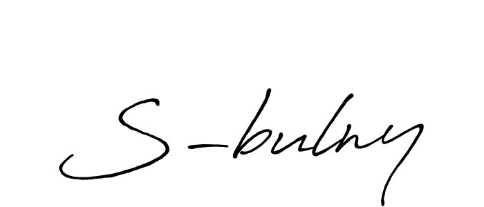 Make a short S-bulny signature style. Manage your documents anywhere anytime using Antro_Vectra_Bolder. Create and add eSignatures, submit forms, share and send files easily. S-bulny signature style 7 images and pictures png