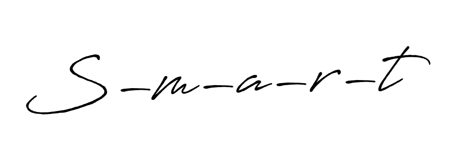 Also You can easily find your signature by using the search form. We will create S-m-a-r-t name handwritten signature images for you free of cost using Antro_Vectra_Bolder sign style. S-m-a-r-t signature style 7 images and pictures png