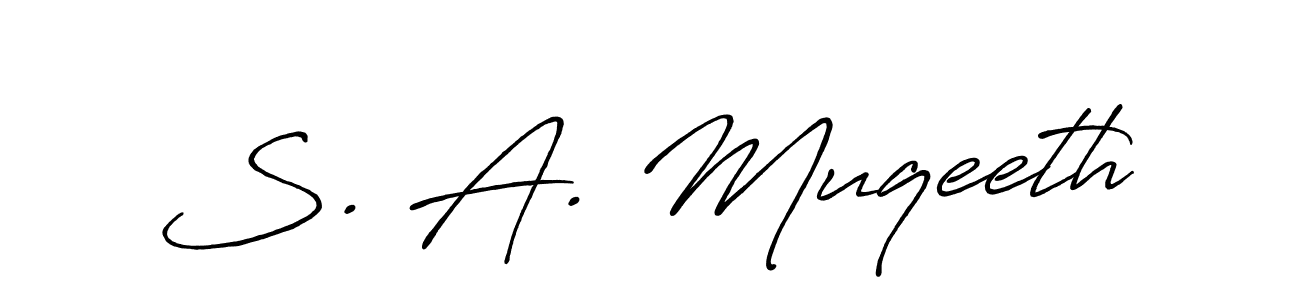 How to Draw S. A. Muqeeth signature style? Antro_Vectra_Bolder is a latest design signature styles for name S. A. Muqeeth. S. A. Muqeeth signature style 7 images and pictures png