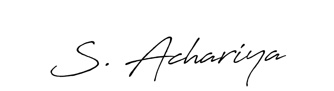 Make a beautiful signature design for name S. Achariya. Use this online signature maker to create a handwritten signature for free. S. Achariya signature style 7 images and pictures png