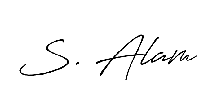 Similarly Antro_Vectra_Bolder is the best handwritten signature design. Signature creator online .You can use it as an online autograph creator for name S. Alam. S. Alam signature style 7 images and pictures png