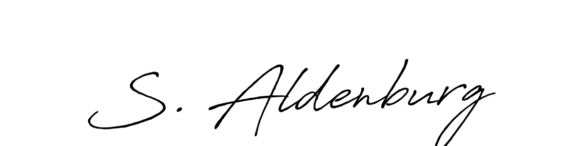 Antro_Vectra_Bolder is a professional signature style that is perfect for those who want to add a touch of class to their signature. It is also a great choice for those who want to make their signature more unique. Get S. Aldenburg name to fancy signature for free. S. Aldenburg signature style 7 images and pictures png
