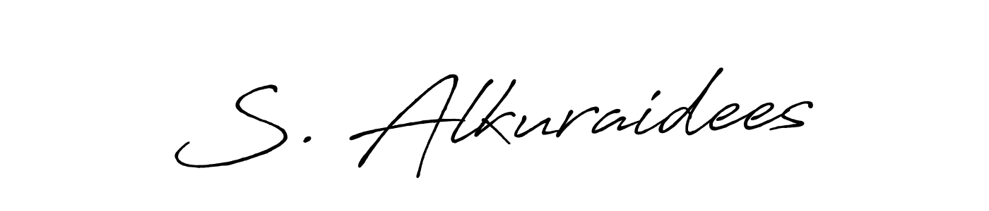 Also we have S. Alkuraidees name is the best signature style. Create professional handwritten signature collection using Antro_Vectra_Bolder autograph style. S. Alkuraidees signature style 7 images and pictures png