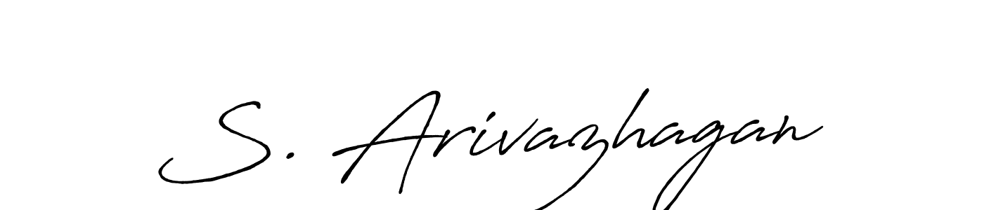 Also You can easily find your signature by using the search form. We will create S. Arivazhagan name handwritten signature images for you free of cost using Antro_Vectra_Bolder sign style. S. Arivazhagan signature style 7 images and pictures png